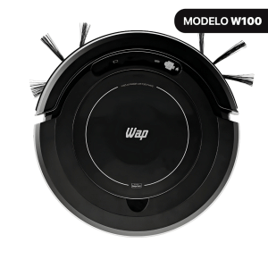 Aspirador de Pó Robô WAP Robot W100 3 em 1 Antiqueda Bivolt 17W