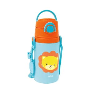 Garrafinha De Aluminio Animal Fun Leão Bpa Free 400ml Buba