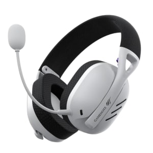 Havit Fone de Ouvido Headset Gamer Fuxi-H3 White Black, Com Fio e Sem Fio, Wireless 2,4GHz, Bluetooth, Cabo USB-C, Cabo 3,5mm. Surround, Baixa