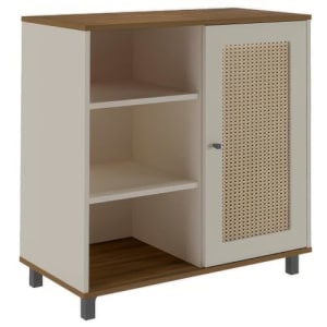 Buffet com porta de abrir CHARLOTTE cor Pinho/Off White - Artely