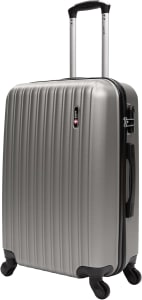 Mala de viagem 23kg Média Swiss Move Londres Prata
