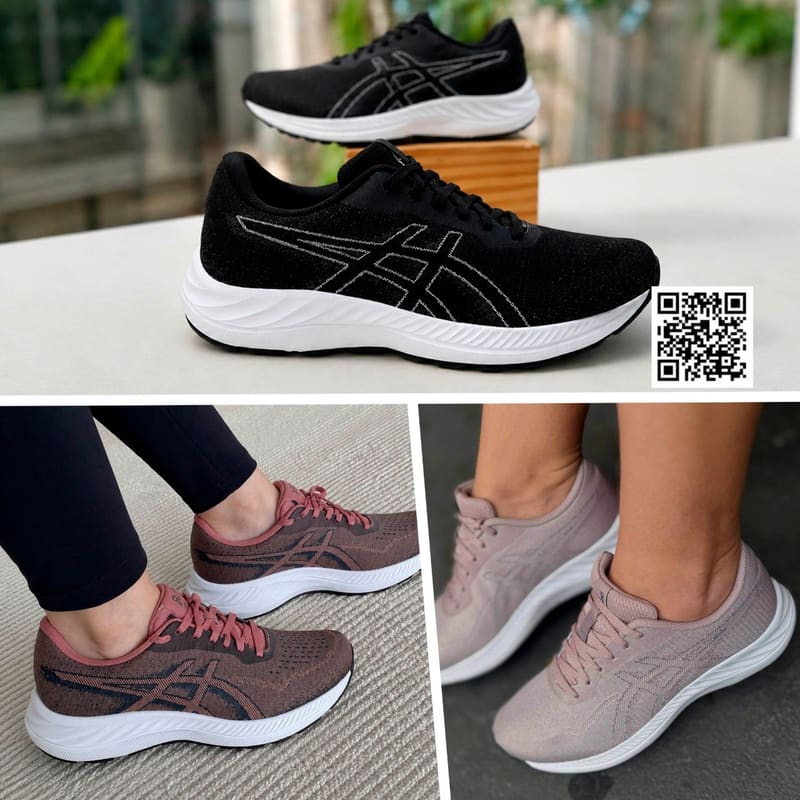Tenis Asics Ugoki Feminino Azul Bege