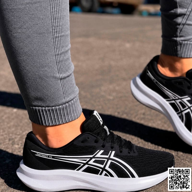 Tenis Asics Patriot 14 Feminino Azul Branco